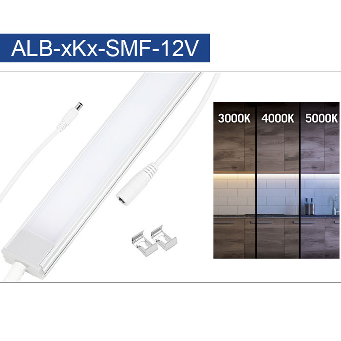 Aluminum LED Light Bar Fixture - Low Profile Surface Mount