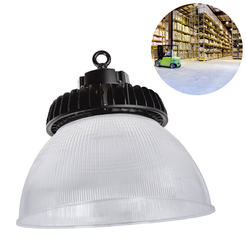 300W UFO LED High Bay Light With Reflector - 49,500 Lumens - 1000W MH Equivalent - 5000K