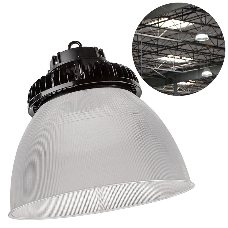 400W UFO LED High Bay Light With Reflector - 50,000 Lumens - 1,500W MH Equivalent - 5000K