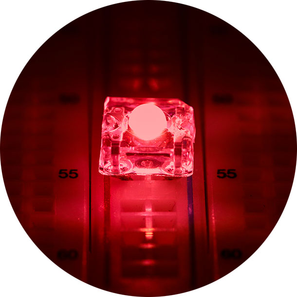 3mm Red High Flux LED - 630 nm - 70 Degree Viewing Angle