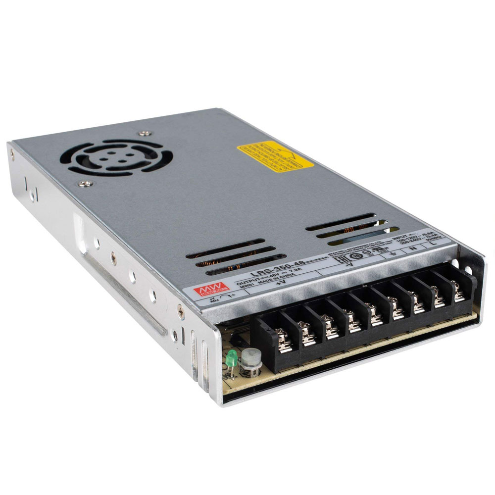 Mean Well LED Switching Power Supply - LRS Series 100-350W Enclosed Power Supply - 48V DC