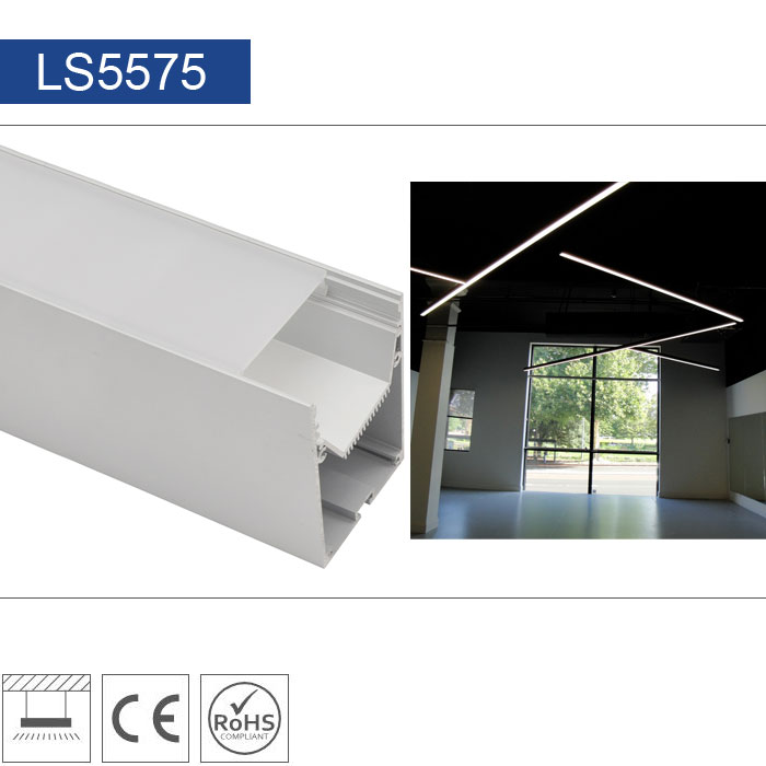 LS5575 Aluminum Channel - Suspended - For Strips Up To 29mm - 1m / 2m