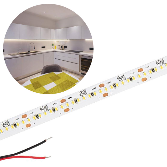 5m White LED Strip Light - Lux Series LED Tape Light - High CRI - 24V - IP20