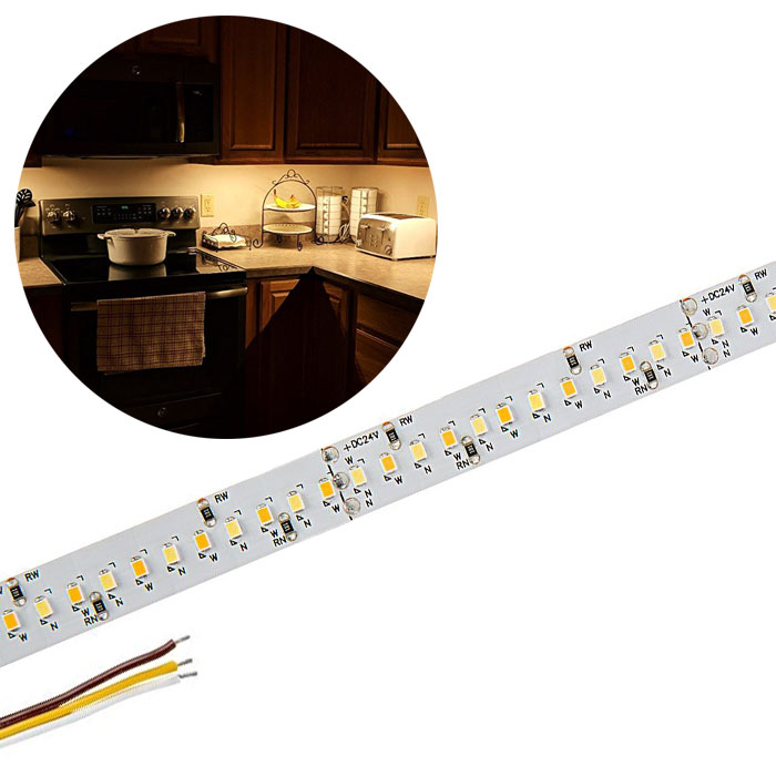 2016 Tunable White LED Strip Light/Tape Light - 24V - IP20 - 511 Lumens/ft - NFLS-VCTH1200