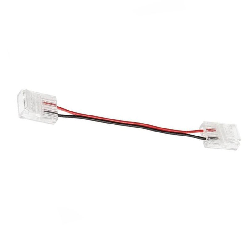 Solderless Clamp-On Jumper Connector - 12mm Single Color LED Strip Lights - 4"