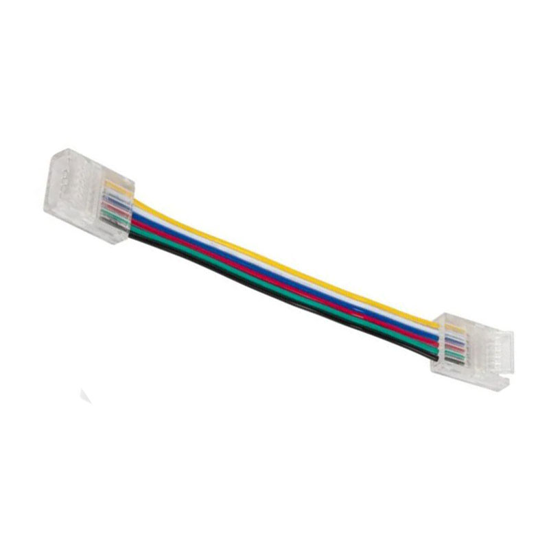 4" Solderless Clamp-On Jumper Connector - 12mm RGB + CCT LED Strip Lights