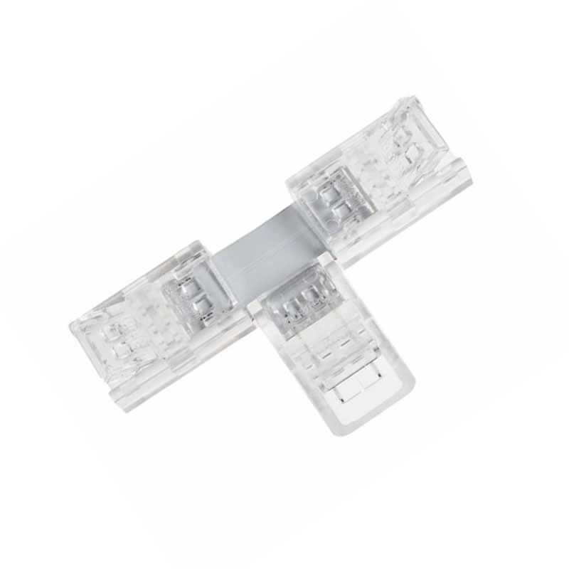 Solderless Clamp-On T Connector for 8mm COB LED Strip Lights