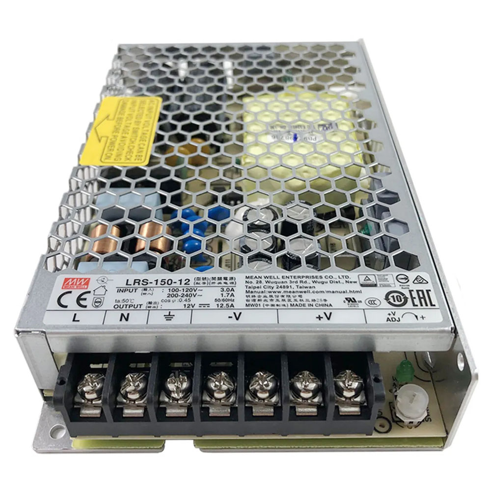 Mean Well LED Switching Power Supply - LRS / SE Series - 100-1000W - Enclosed - 12V DC