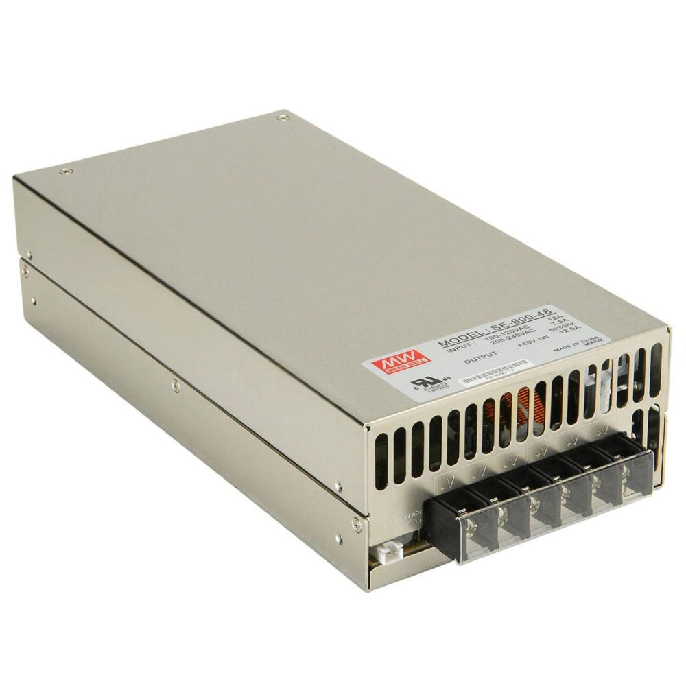 Mean Well LED Switching Power Supply - SE Series 450-1000W Enclosed Power Supply - 48V DC