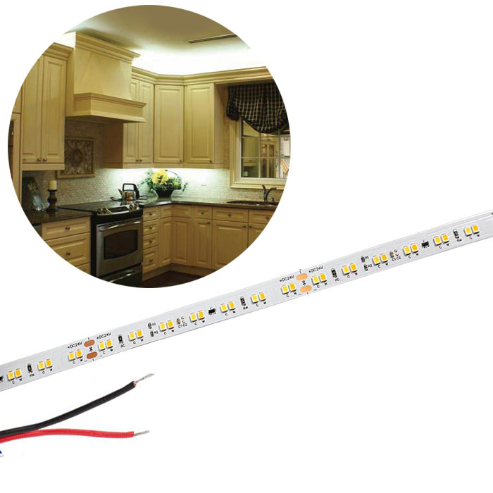 5m Dim-to-Warm White LED Strip Light - Dynamic Color Tape Light - 3000K–1800K - 90+ CRI - 24V