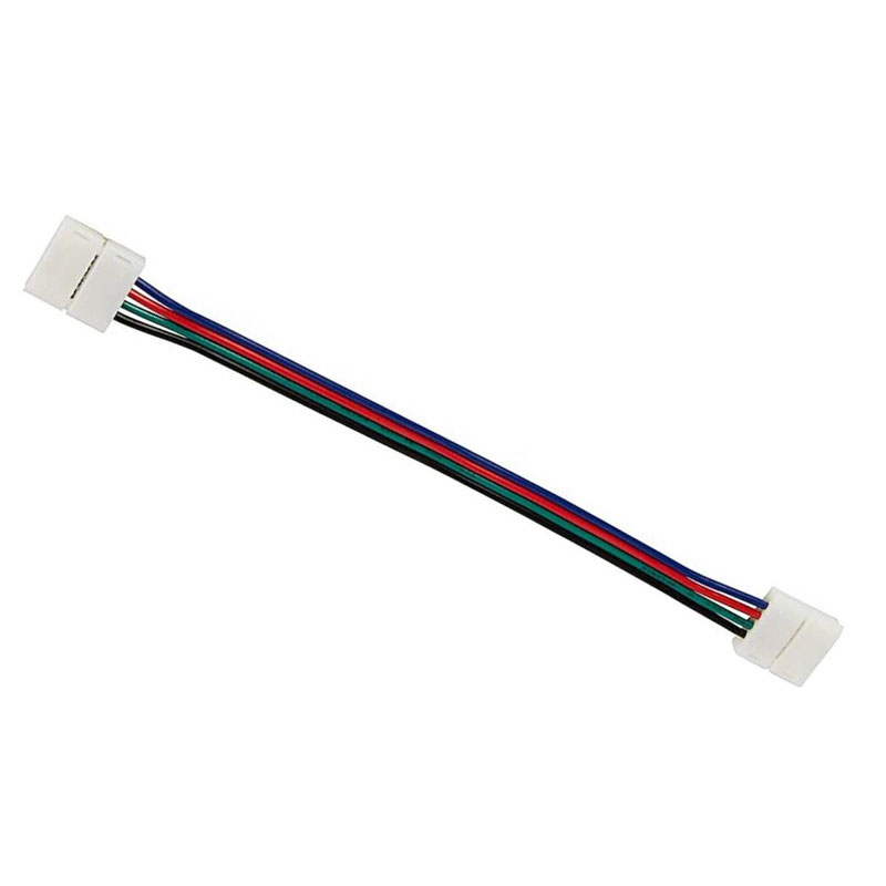 6" Interconnect Jumper for 10mm RGB LED Strip Lights - STN10-4HCHC-15