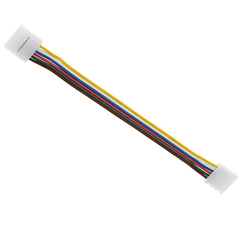 6" Interconnect Jumper Cable for RGB+CCT LED Strip Lighting - STN12-6HCHC-10