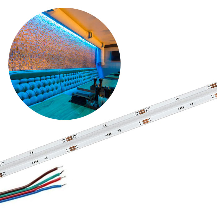 5m RGB COB LED Strip Light - COB Series LED Tape Light - IP20 - 24V